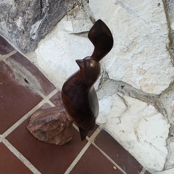 Solid wood quail figure - Picture 4 of 5